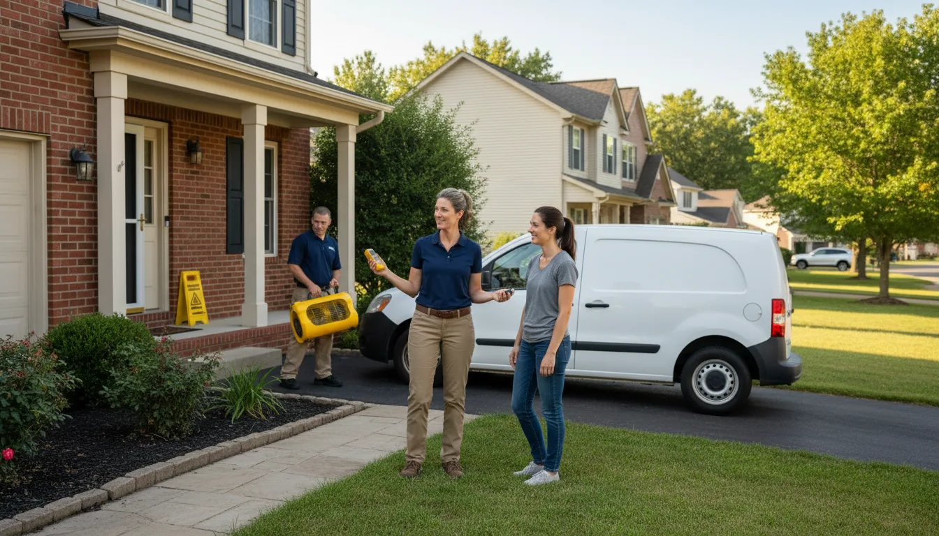 Water restoration image for Water Damage & Restoration Services in Julian, CA